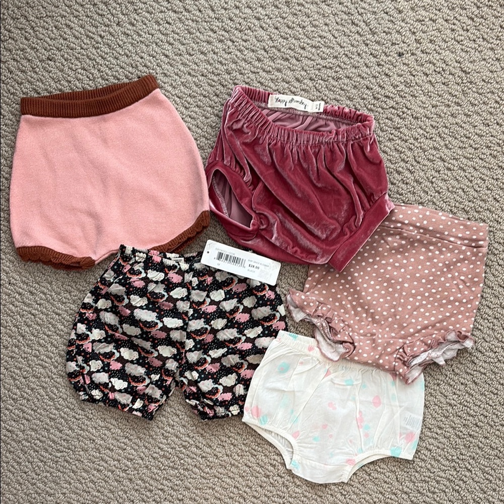 Kids Assorted Colorful Bloomers Set